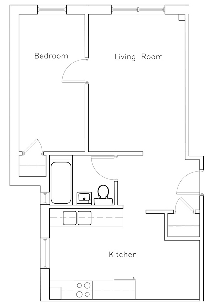 1 Bedroom Suite #2